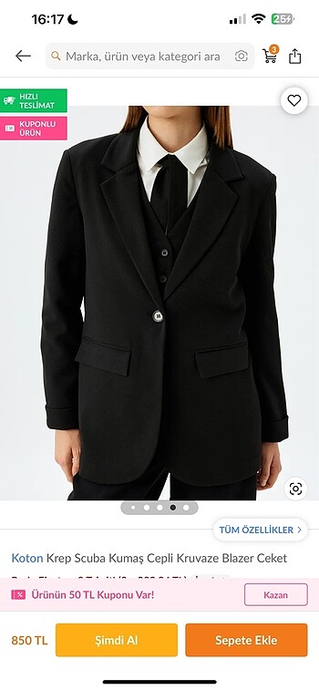 Oversize Blazer
