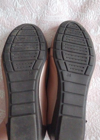 Bej Kadın Tokalı Günlük Topuklu Babet - Görsel 5