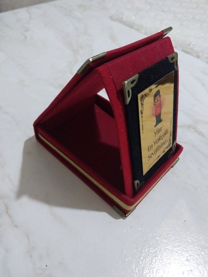 Klasik Altın Renkli plaket - Görsel 3