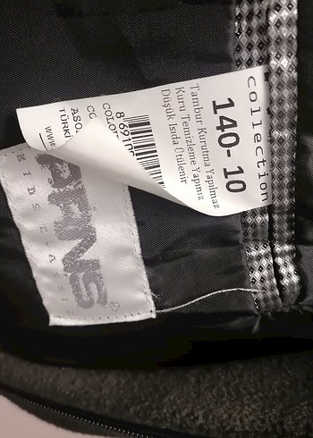 Siyah Fermuarlı Erkek çocuk kaban ceket - Görsel 4