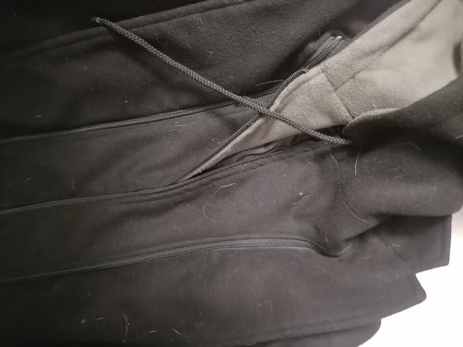 Siyah Fermuarlı Erkek çocuk kaban ceket - Görsel 2