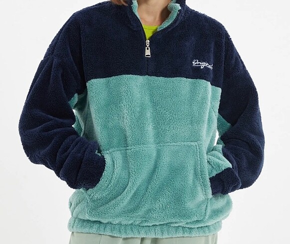 xs Beden Peluş sweatshirt