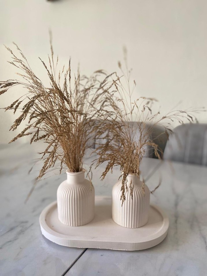 Beyaz vazo set - Görsel 4