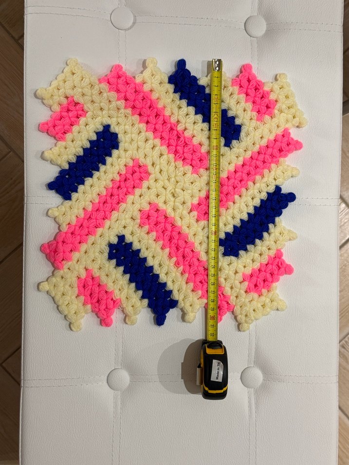 Renkli Örgü Banyo lifi - Görsel 3