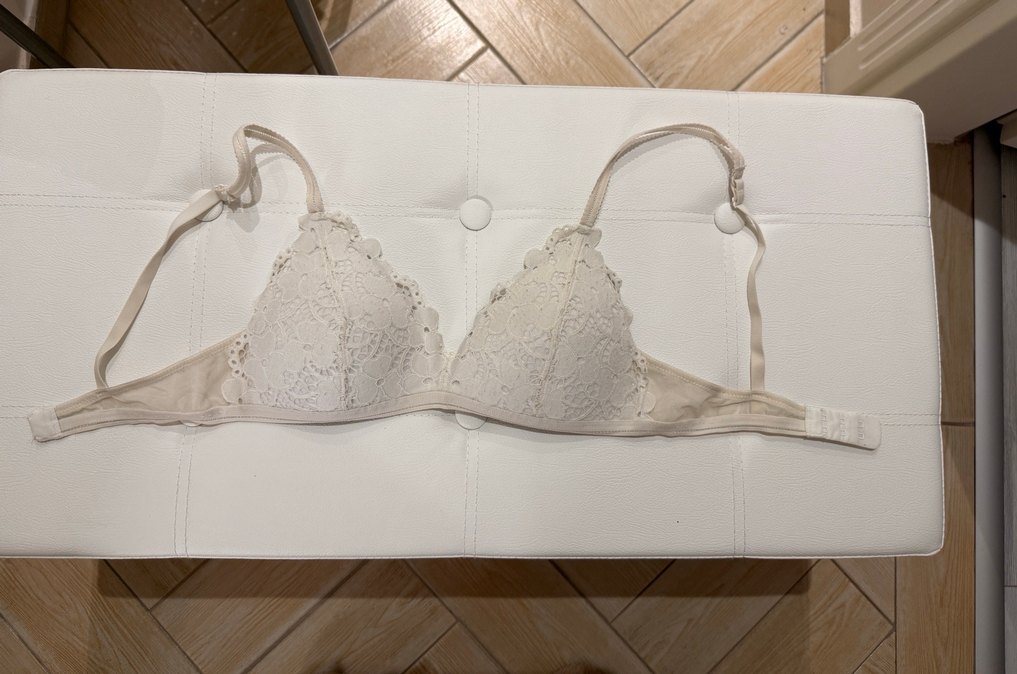 H&M Beyaz Dantel Sütyen - Görsel 2