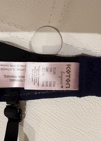 Koton marka lacivert Puantiyeli Sütyen - Görsel 4