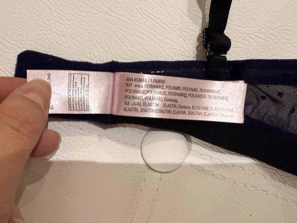 Koton marka lacivert Puantiyeli Sütyen - Görsel 5