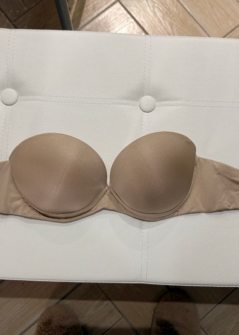Bej Minimalist Dikişsiz Sütyen - Görsel 3
