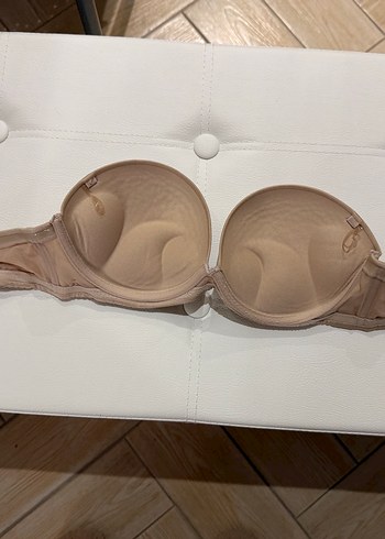 Bej Minimalist Dikişsiz Sütyen - Görsel 4
