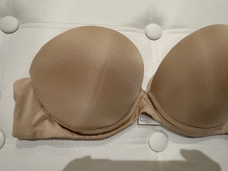 Bej Minimalist Dikişsiz Sütyen - Görsel 2