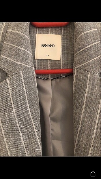 Koton Koton Gri Ceket