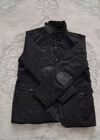 Düğmeli Siyah Erkek Street Wear Ceket - Görsel 3