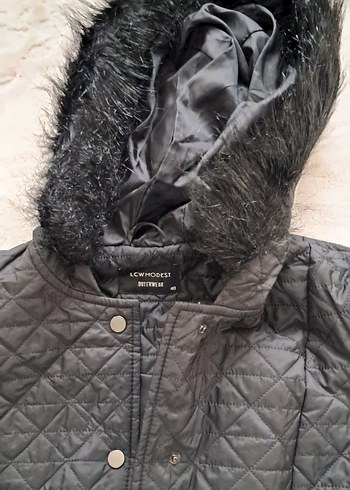 Siyah Kemerli Kadın Uzun Mont - Görsel 2