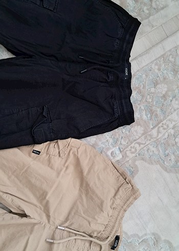 Bej erkek Keten Salaş Pantolon - Görsel 4