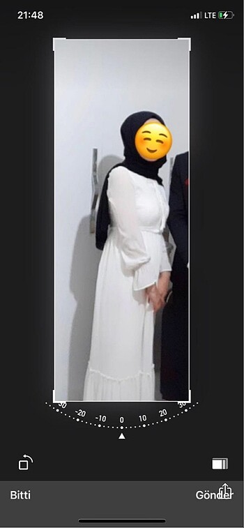 36 Beden beyaz Renk Beyaz boydan elbise