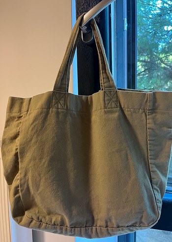 Vintage Haki Çanta - Görsel 2