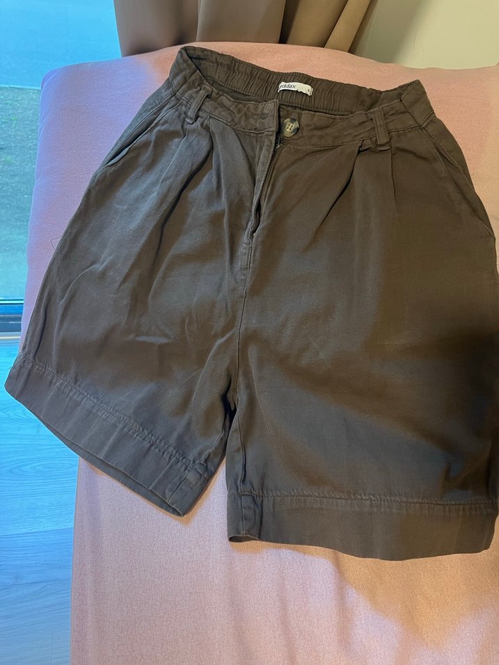 Vintage sonbahar kış uygun oversize şort - Görsel 2