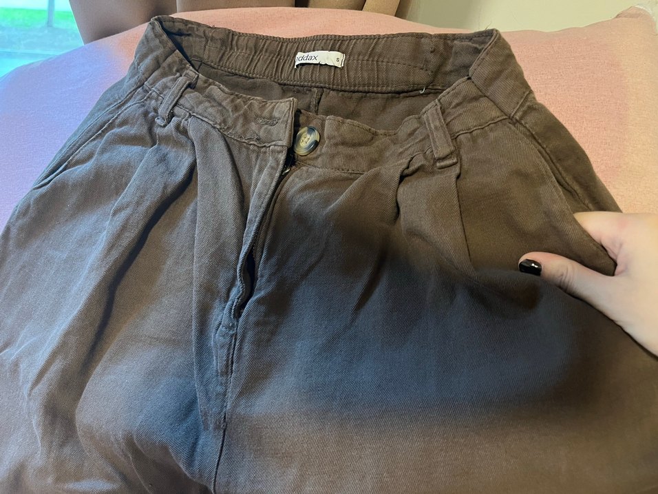 Vintage sonbahar kış uygun oversize şort - Görsel 4