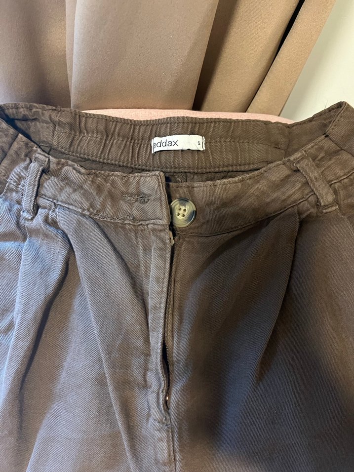 Vintage sonbahar kış uygun oversize şort - Görsel 5