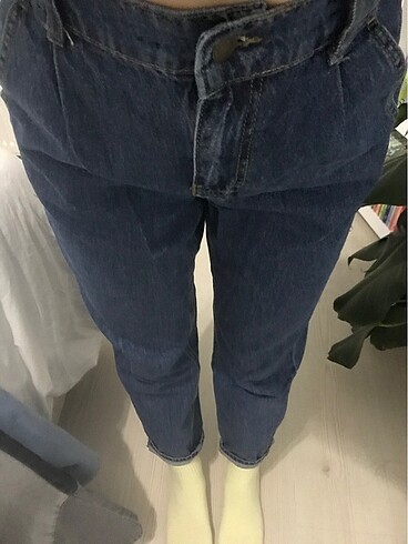 28 Beden lacivert mom jean