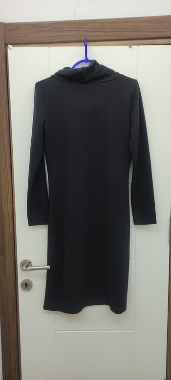 40 Beden siyah Renk Triko elbise 