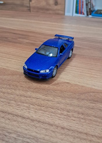 Beden Renk Welly 1:32 Nissan Skyline GT-R (R34) Lisanslı Araba
