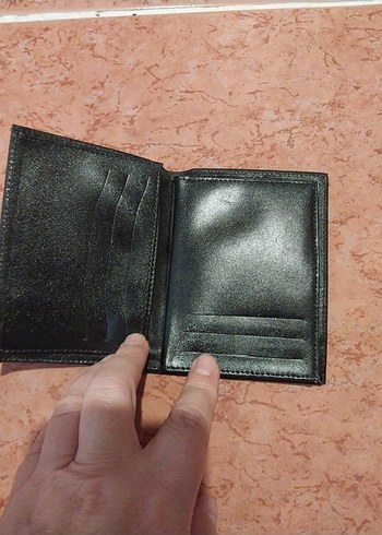 Siyah Erkek Minimalist Cüzdan - Görsel 2