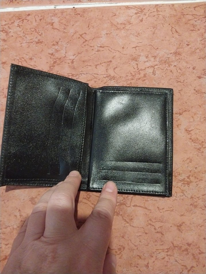Siyah Erkek Minimalist Cüzdan - Görsel 2