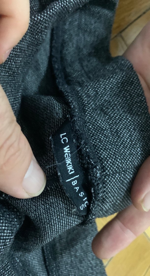 Gri Kadın Midi Kumaş Pantolon - Görsel 3