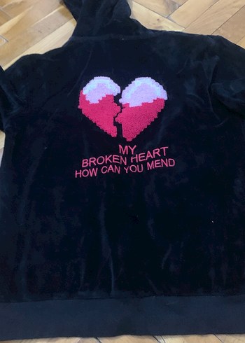 Siyah çocuk Midi Fermuarlı Ceket - Görsel 4