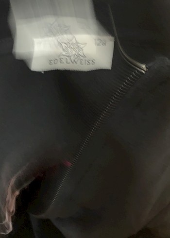 Siyah çocuk Midi Fermuarlı Ceket - Görsel 5