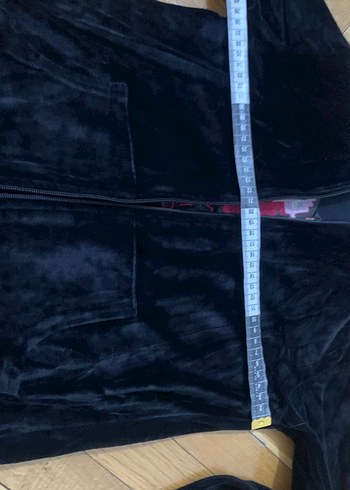 Siyah çocuk Midi Fermuarlı Ceket - Görsel 2