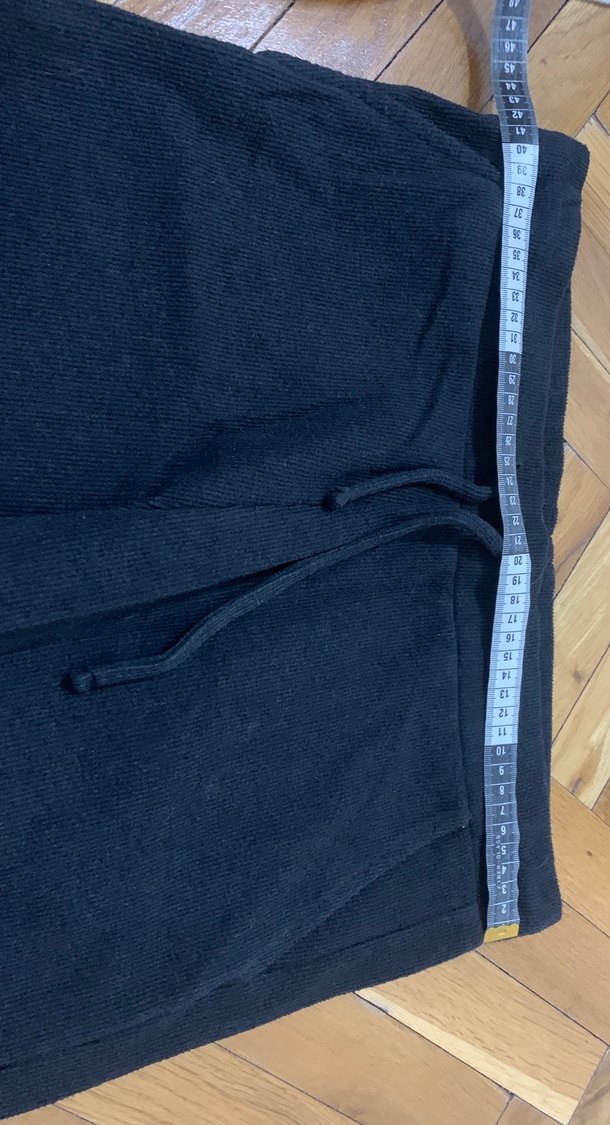 Siyah  Regular Fit Midi Eşofman Altı - Görsel 2