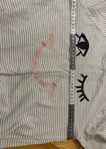 Gri Çizgili tişört - Görsel 4