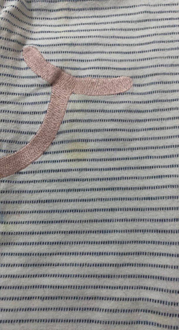 Gri Çizgili tişört - Görsel 2