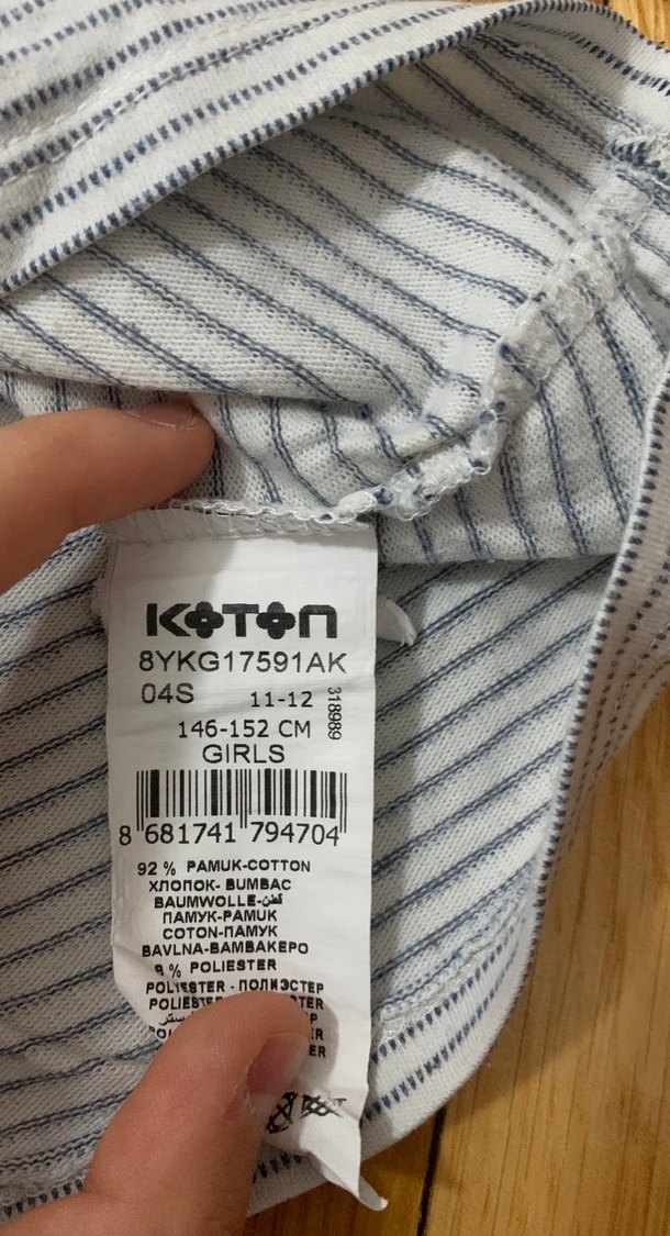 Gri Çizgili tişört - Görsel 3