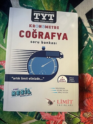 Tyt Coğrafya kronometre soru bankası limit