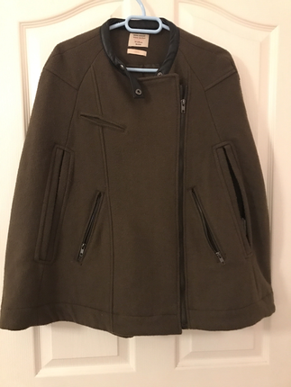 m Beden Bershka kışlık panço