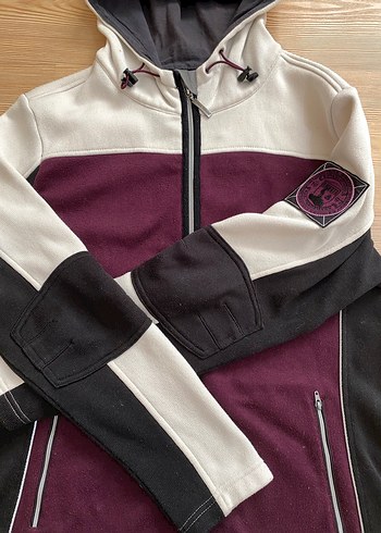 l Beden bordo Renk Human Nature Sweat Mont
