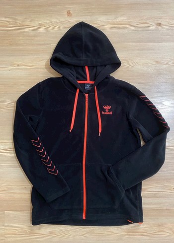 Siyah Kapüşonlu Polar Erkek Sweatshirt