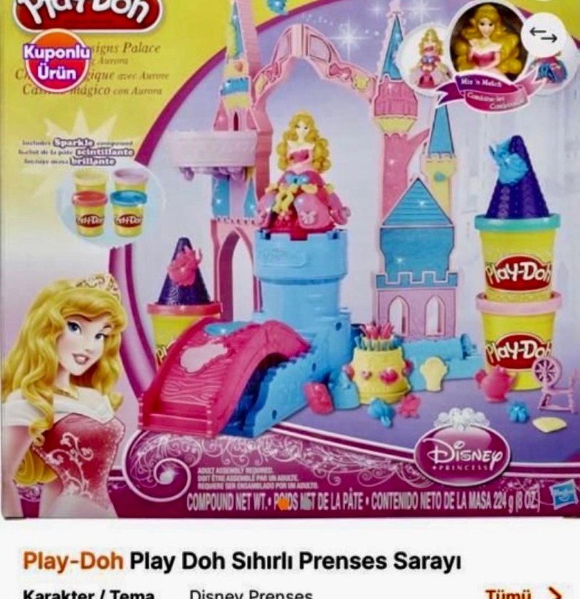 Play-Doh Disney Prenses Şato Oyun Seti - Görsel 4