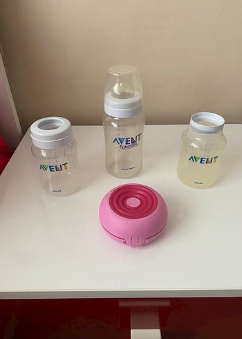 Avent Bebek Biberon Seti tupperware mama kabı