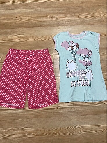 Sevimli Şortlu Pijama
