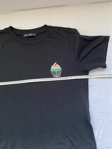 12-13 Yaş Beden Siyah Crop Tişört