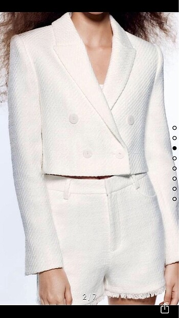 Zara Zara Crop Blazer