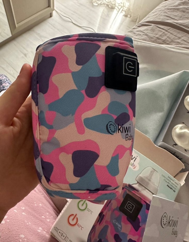 Pembe Kiwi Baby Biberon Isıtıcı - Görsel 4