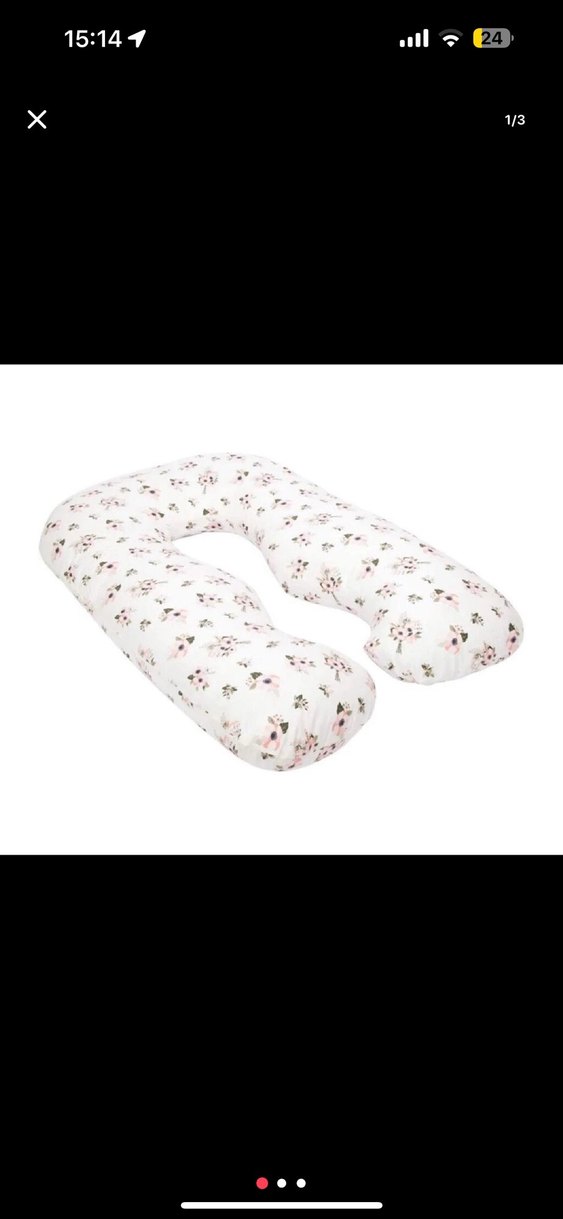 Çiçek Desenli Hamile ve Emzirme Yastığı - Görsel 3