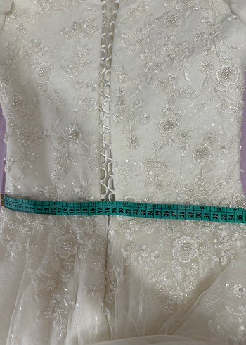 Uzun Kollu Vintage Prenses Gelinlik - Görsel 6