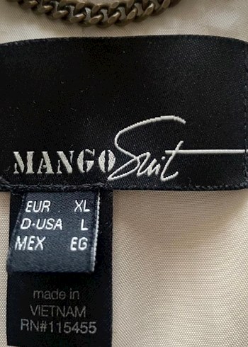 Düğmeli krem kadın kaban - Görsel 3