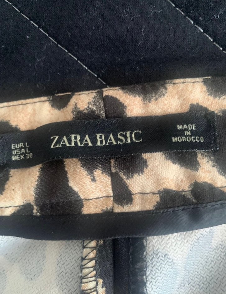 Kahverengi Leopar Desenli Kadın Kumaş Pantolon - Görsel 2